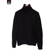 YSL/タートルネック ニット BLK