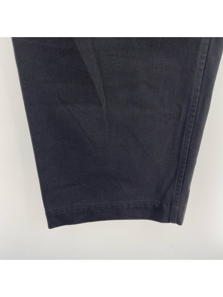 COMME des GARCONS HOMME 22AW 1タック コットンチノクロストラウザー L チャコール