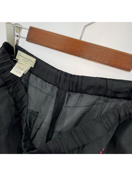 DRIES VAN NOTEN 16ss マリリンモンロー ビスコースパンツ 50 ブラック