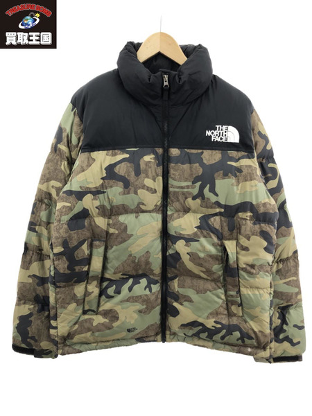 THE NORTH FACE ヌプシ ダウンジャケット L カモフラ