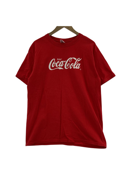 90s-00s Coca-Cola コカコーラ Anvil 企業 Tシャツ(L) レッド