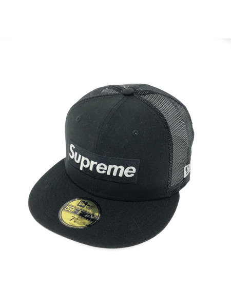 24SS/Supreme/New Era/Box Logo Mesh Back Black