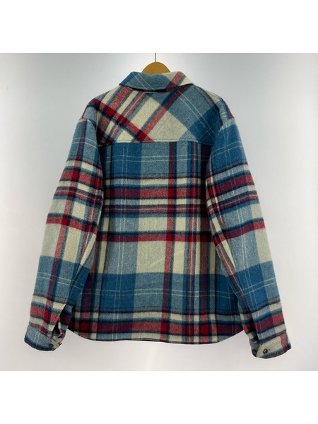 長袖シャツ WE11DONE Blue WD Check Wool Shirt (M)