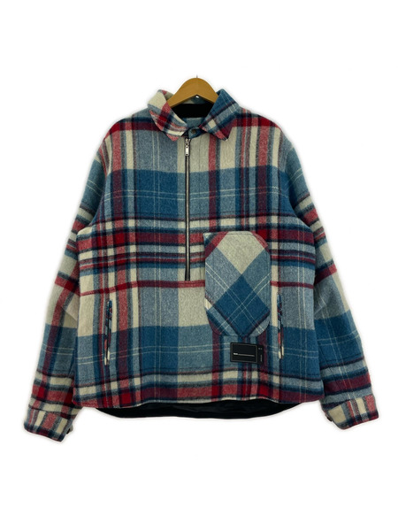 長袖シャツ WE11DONE Blue WD Check Wool Shirt (M)