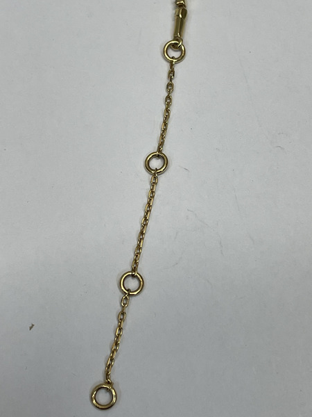 CELINE トリオンフ スパークル ラインストーンチェーン ネックレス