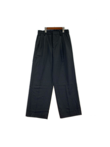 IRENISA 25FW Two Tucks Wide Trousers IH-25FW-P018-EST 黒 (2)