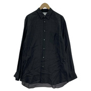 COMME des GARCONS SHIRT 23SS L/Sキュプラシャツ BLK (L)