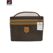 ハンドバッグ マカダム バニティ ハンドバッグ ブラウン