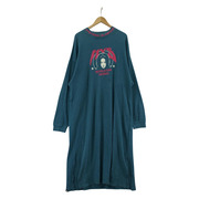 HYSTERIC GLAMOUR REVOLUTION ハイネック ワンピース ブルー (F)