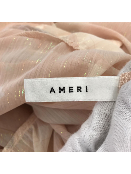 AMERI 長袖ワンピース ピンク
