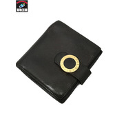 コンパクトウォレット BVLGARI グレインレザー 財布