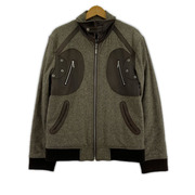 BURBERRY BLACK LABEL ブルゾン・ジャンパー レザー切替 size L