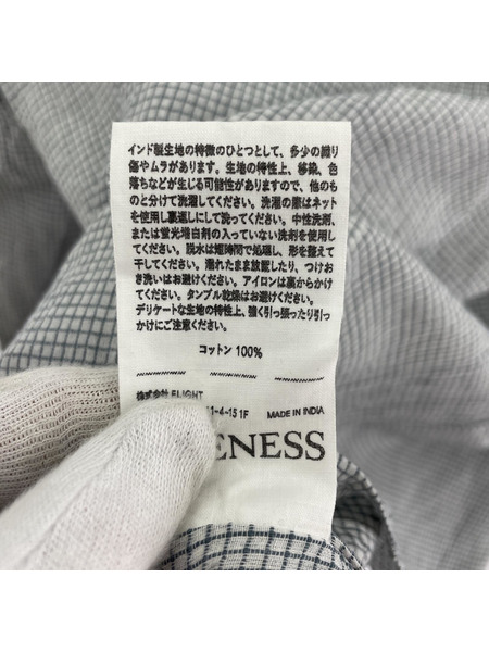NICENESS DMELLO チェック カバーオール L NN-0601B15