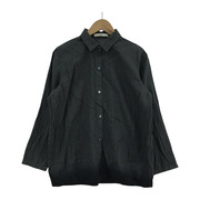evam eva linen gradation shirt 　M　E251 T136