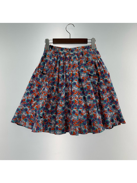 MSGM ミニスカート プリーツ 花柄
