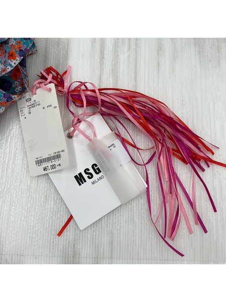 MSGM ミニスカート プリーツ 花柄