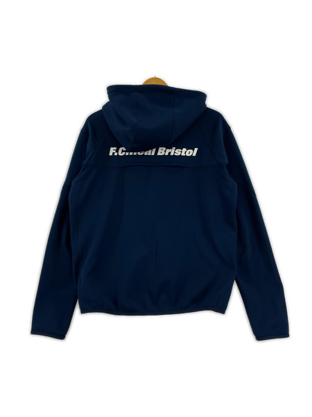 F.C.Real Bristol パーカー(ジップアップ) VENTILATION HOODY ネイビー M