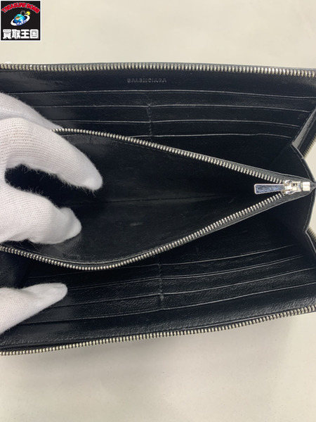 長財布 Balenciaga モノグラム ラウンド コンチネンタル ウォレット