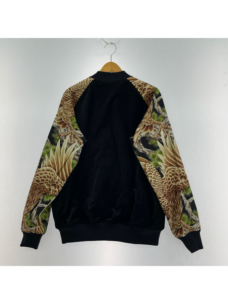 Pherrow's ジャケット 24FW サテン ベロア リバーシブル カブト スカジャン (40)