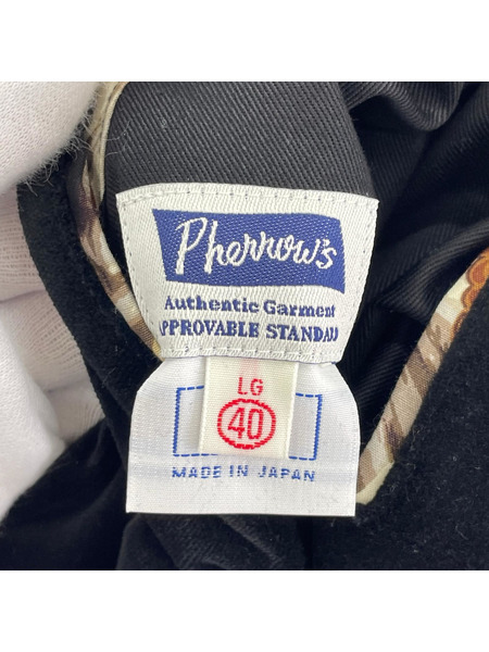 Pherrow's ジャケット 24FW サテン ベロア リバーシブル カブト スカジャン (40)