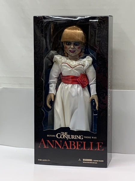 アナベル 死霊館の人形 アナベル ドール プロップ レプリカ 未開封 ダメージあり ANNABELLE
