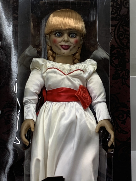アナベル 死霊館の人形 アナベル ドール プロップ レプリカ 未開封 ダメージあり ANNABELLE