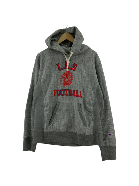 Champion パーカー REVERSE WEAVE (L) グレー