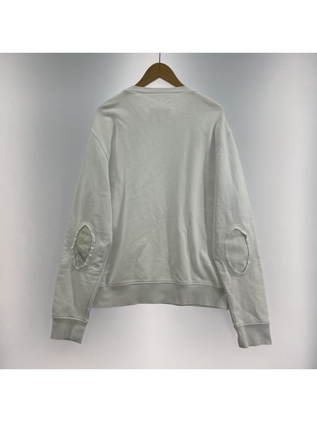 MAISON MARGIELA スウェット・トレーナー 19SS ELBOWPATCH SWEAT WHT