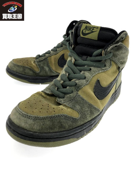 NIKE DUNK HIGH PRO SB 26.5cm カーキ 黒 305050-303[値下]