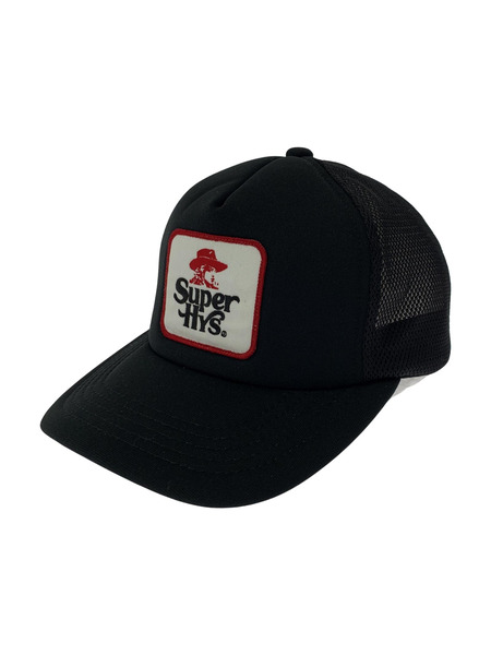 HYSTERIC GLAMOUR HYS HATワッペン メッシュキャップ 黒