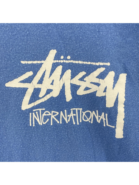 STUSSY S/Sロゴカットソー BLUE