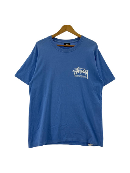 STUSSY S/Sロゴカットソー BLUE