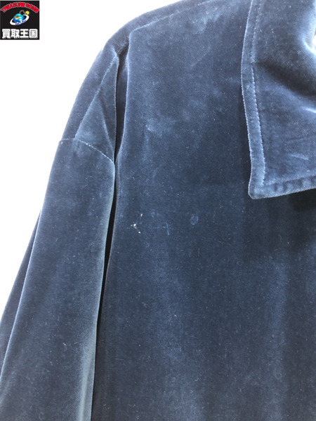 WACKO MARIA 22ss Velour Vietnam Jacket ベロアベトジャン sizeS/ブルー系/ワコマリア