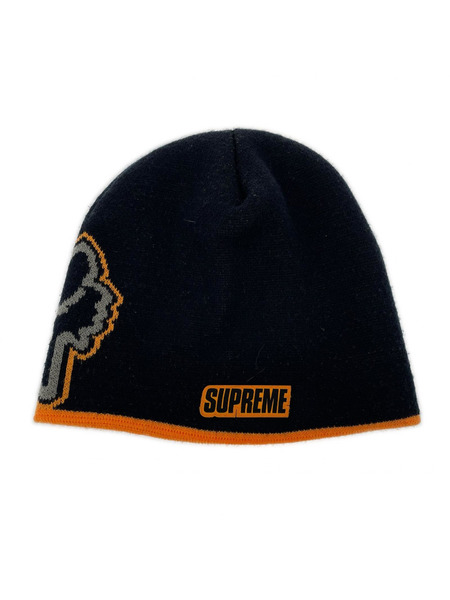 Supreme ニットキャップ Fox Racing Beanie BLK