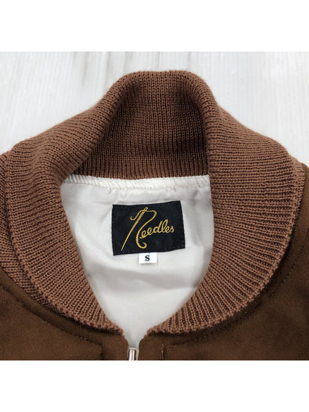 Needles G-1 Jacket-Synthetic Suede ブルゾン 茶 S