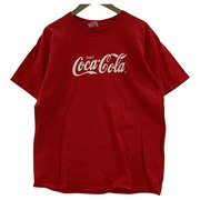 90s-00s Coca-Cola コカコーラ Anvil 企業 Tシャツ(L) レッド