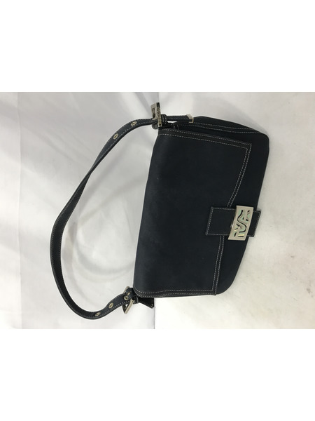  FENDI ネイビーマンマ ショルダーバッグ