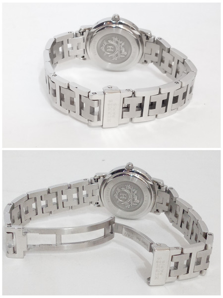 HERMES/クリッパー/CL4.210/電池交換済 レディースQZ