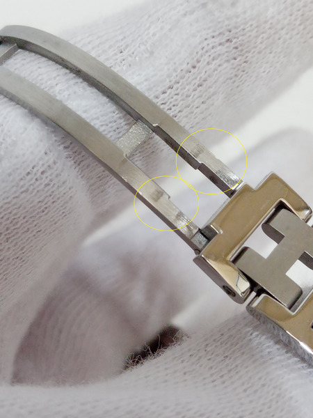 HERMES/クリッパー/CL4.210/電池交換済 レディースQZ