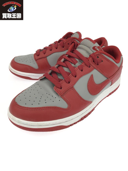 NIKE DUNK LOW RETRO 26.5cm グレー 赤[値下]｜商品番号