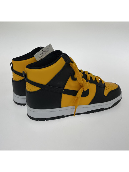 NIKE Dunk High University Gold and Black 27.0cm