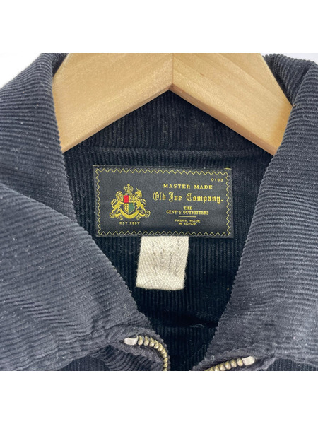 OLD JOE & CO. ジャケット レースアップ バック刺繍 コーデュロイジャケット ブラック