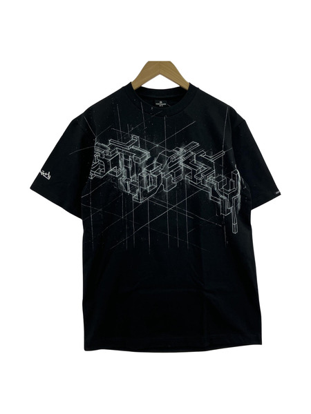 STUSSY×CUSTOMADE S/Sカットソー/BLK