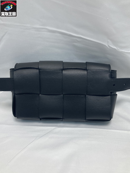 Bottega Veneta カセット ベルトバック ショルダーバック ボディバック ボッテガベネタ ブラック 