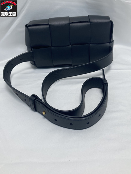 Bottega Veneta カセット ベルトバック ショルダーバック ボディバック ボッテガベネタ ブラック 