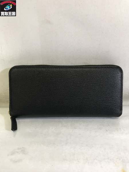 L'Arcobaleno ゴートレザー ラウンドファスナー