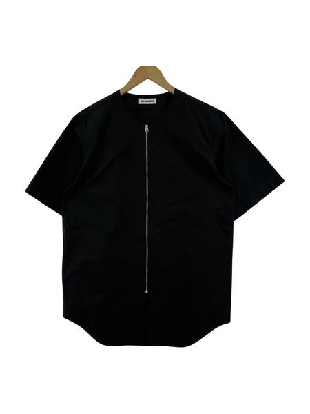 JIL SANDER/collarless zip shirts/44/HS JM NM 0015