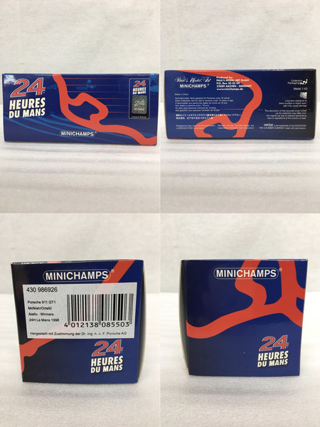 ミニチャンプス 1/43 ポルシェ911 GT1 24H Le Mans1998[値下]
