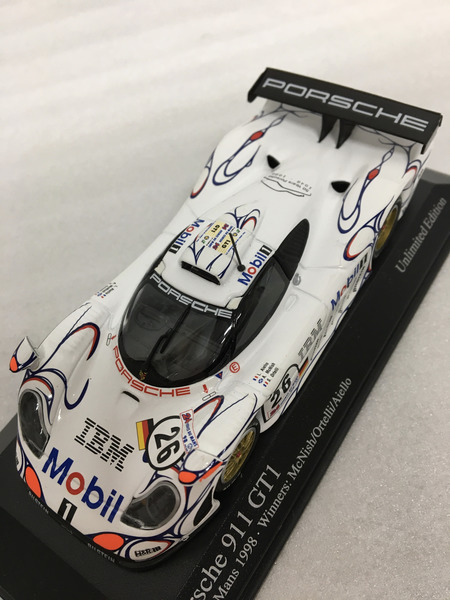 ミニチャンプス 1/43 ポルシェ911 GT1 24H Le Mans1998[値下]