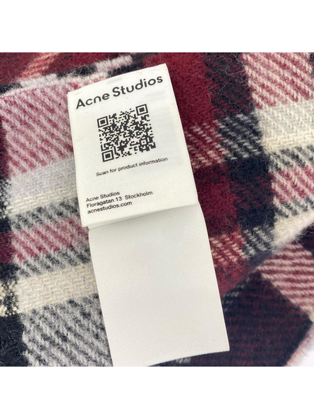 Acne Studios フリンジロゴマフラー
